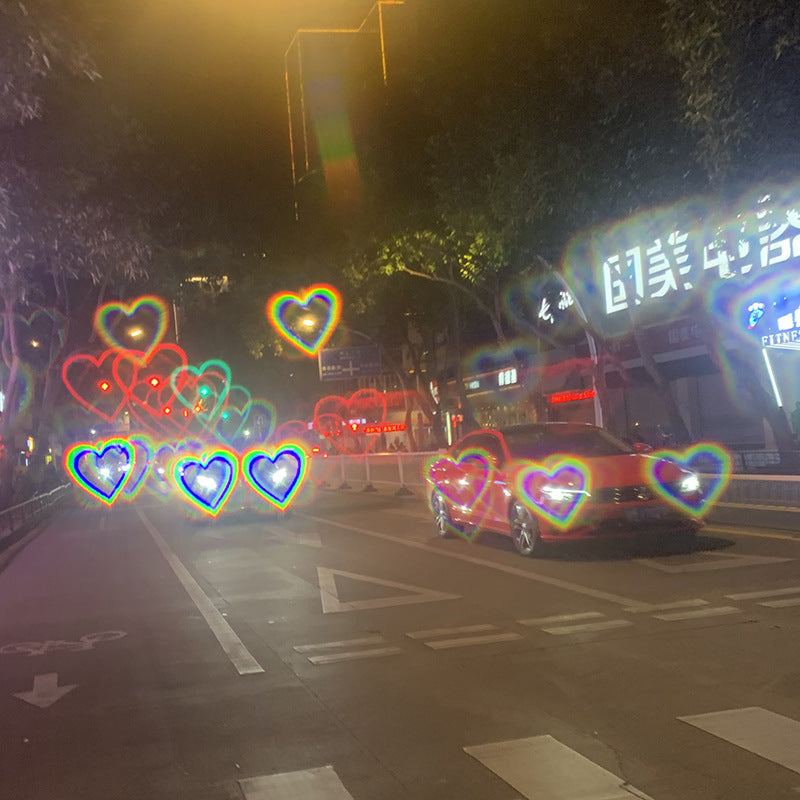 Heart glow glasses