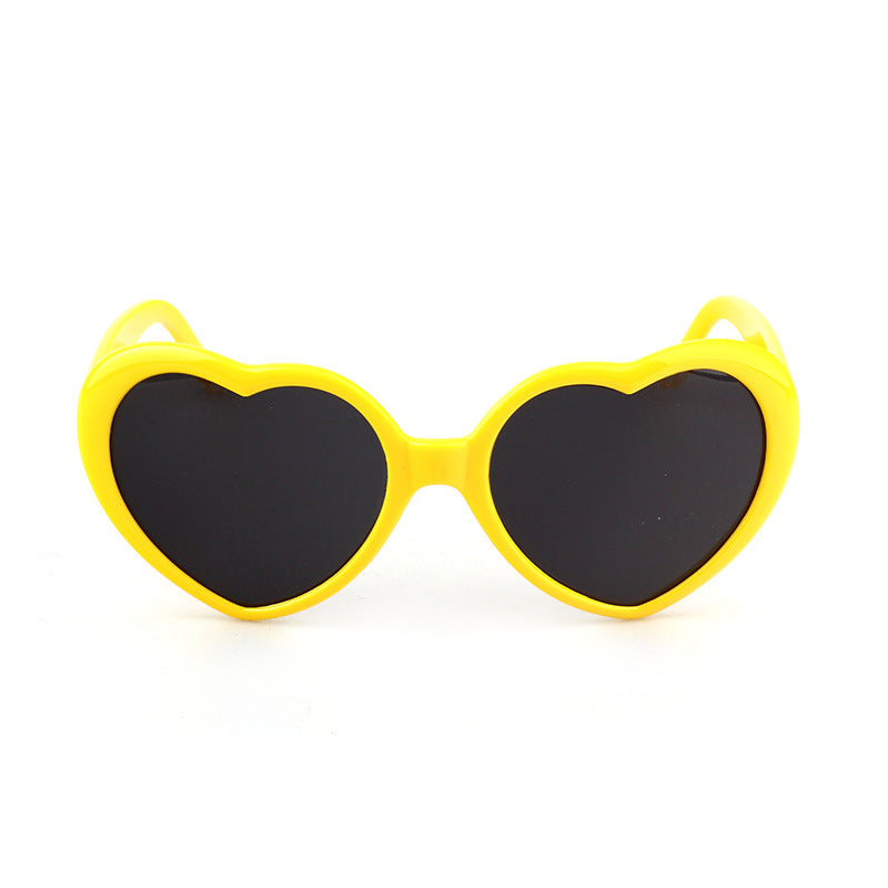 Heart glow glasses