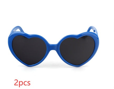 Heart glow glasses