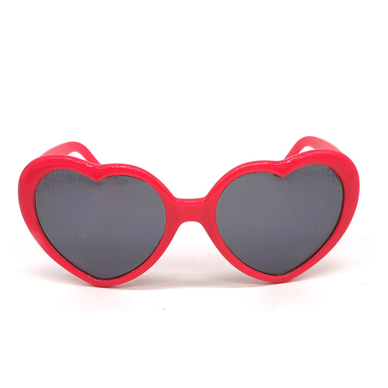 Heart glow glasses